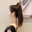 Hộp 6 dây cột tóc len co giãn cỡ lớn dày dặn thời trang phong cách hàn quốc