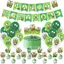 ST2 hoạt hình ếch chủ đề trẻ em trang trí tiệc sinh nhật biểu ngữ bánh topper bóng bay bộ cung cấp TS2