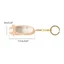 BTF Thanh Lịch Satin Pointe Giày Móc Khóa Mini Ballet Phụ Kiện Móc Khóa Giày Ba Lê Chất Liệu Hợp Kim Satin Cho Túi Hoặc Chìa Khóa