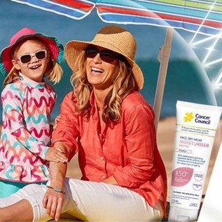 Cancer Council Face Day Wear Moisturiser Matte SPF50+ Light Tint 75mL