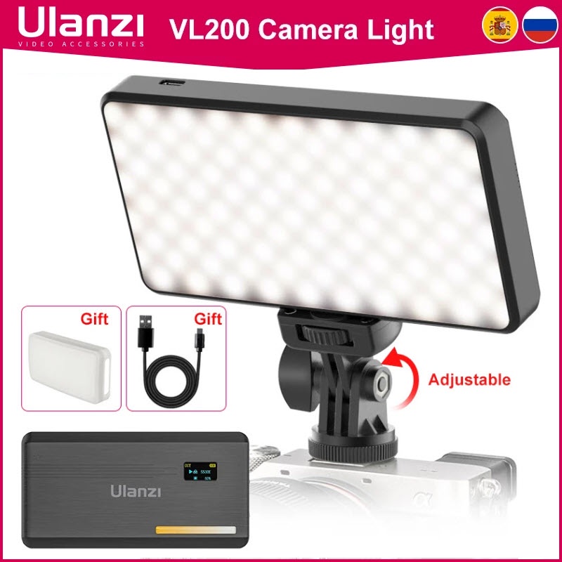 ĐÈN LED ĐỔI MÀU ULANZI VL200 BI-COLOR LED VIDEO LIGHT 5000mAh Camera ...