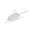 Xẻng Đá Nhựa ICUCKO, Muỗng Kem PP Trắng, Xẻng Đa Năng Mini Hạng Nặng Chắc Chắn Bắp Rang / Gia Vị / Thức Ăn Cho Thú Cưng / Kẹo