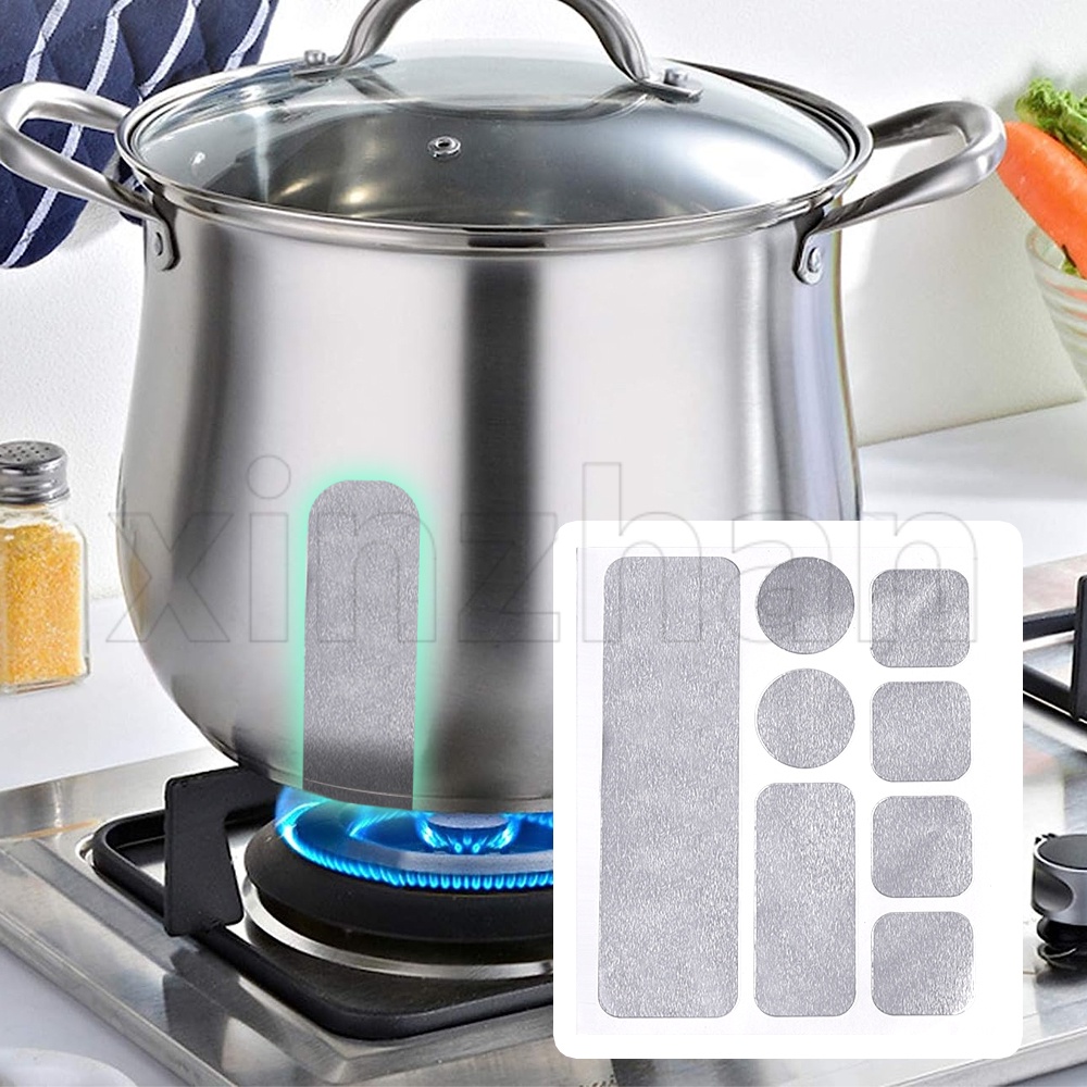 Miếng Dán Lỗ Nồi Bằng Lá Nhôm Chống Rò Rỉ Cách Nhiệt / Chống Thấm Nước Tiện Dụng Cho Nhà Bếp