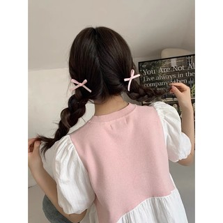 Kẹp Tóc Đính Nơ Ruy Băng,Kẹp Ruy Băng phong cách Hàn Quốc Jennie Blackpink HaminStore