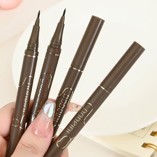 BOBEINI Kẻ mắt lâu trôi 4 mã màu đen/nâu, đầu 0,05mm mỏng, chống mồ hôi, trang điểm mắt