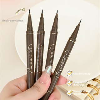 BOBEINI Kẻ mắt lâu trôi 4 mã màu đen/nâu, đầu 0,05mm mỏng, chống mồ hôi, trang điểm mắt