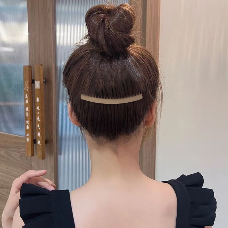 [Đặc Biệt] Đĩa Lười Màu Trơn / Lược Cài Tóc Bằng Nhựa / Phụ Kiện Tóc Vô Hình / Lược Cài Đặt / Dụng Cụ Làm Gãy Tóc Thời Trang Cho Nữ