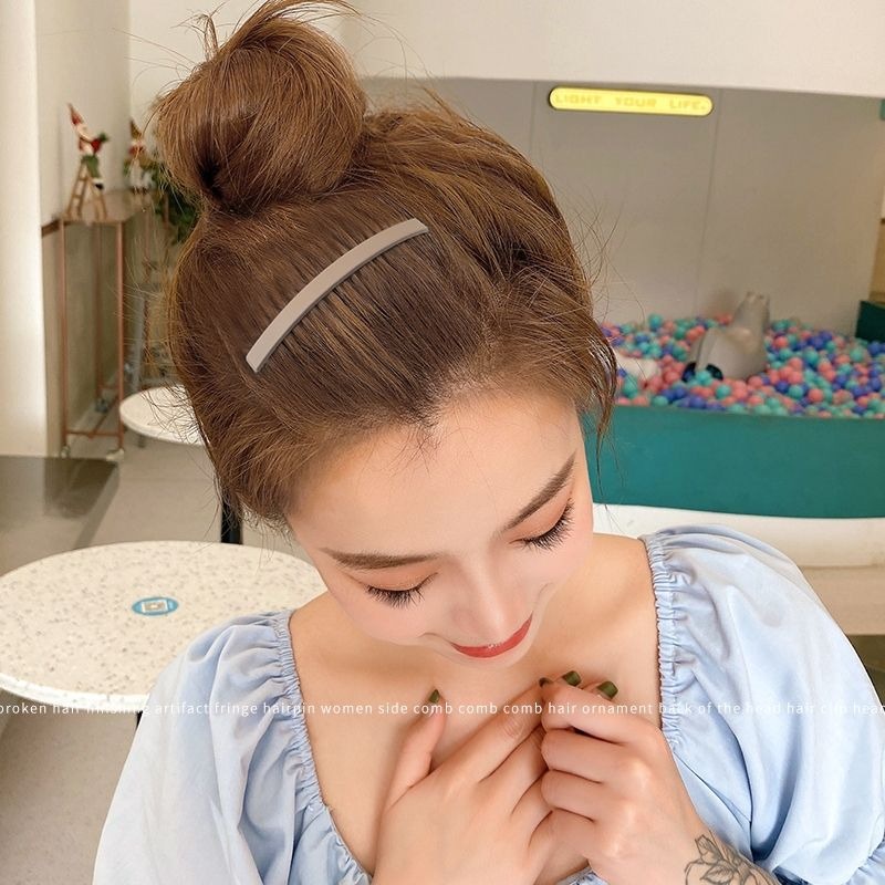 [Đặc Biệt] Đĩa Lười Màu Trơn / Lược Cài Tóc Bằng Nhựa / Phụ Kiện Tóc Vô Hình / Lược Cài Đặt / Dụng Cụ Làm Gãy Tóc Thời Trang Cho Nữ