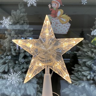Đèn led Hình Ngôi Sao Năm Cánh Trang Trí Cây Thông Noel