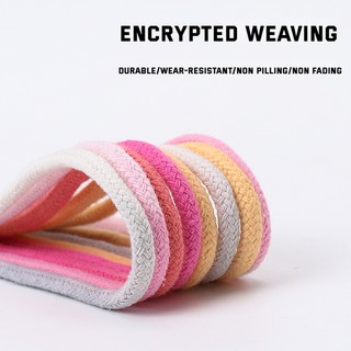Dây Giày Thể Thao Chất Liệu cotton Màu gradient 4mm