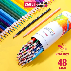 Bút chì màu chuyên nghiệp dạng cốc 24/36/48 Gốc dầu/gốc nước Tô màu vẽ tranh phác thảo Học sinh, thiết kế