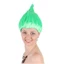 DELMER Halloween Màu Tóc Giả, Ngọn Lửa Lông Tơ Troll Tóc Giả, Fasion Ngộ nghĩnh Thẳng Tổng Hợp Cosplay Đảng Tóc Giả Sân Khấu Hiển Thị
