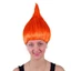 DELMER Halloween Màu Tóc Giả, Ngọn Lửa Lông Tơ Troll Tóc Giả, Fasion Ngộ nghĩnh Thẳng Tổng Hợp Cosplay Đảng Tóc Giả Sân Khấu Hiển Thị