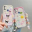 Ốp lưng Samsung A21s Ốp lưng dễ thương Kem cạnh Điện thoại Hình ba chiều Búp bê mềm Vỏ toàn bộ NYGZ
