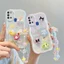 Ốp lưng Samsung A21s Ốp lưng dễ thương Kem cạnh Điện thoại Hình ba chiều Búp bê mềm Vỏ toàn bộ NYGZ
