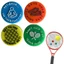 NEWIDEA Bộ giảm chấn rung quần vợt ngộ nghĩnh, Giảm chấn tennis Silica Gel, Dây tennis Khẩu hiệu vui nhộn Giảm xóc tròn ngoài trời