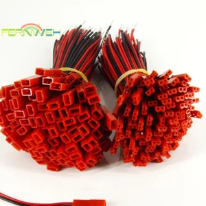 10 Bộ Đầu Nối Micro JST Nam Nữ Cắm Dây Cáp Ổ Cắm 100MM 26AWG 2 Pin Cho RC Lipo Xe Thuyền Máy Bay (10 Cặp) [MỚI]