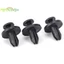50 chiếc 6 mm Auto Car Bumper Retainer Push Black Plastic Clips Fasteners [MỚI]