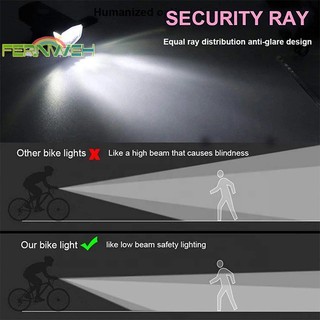 [Fernweh] Bộ đèn xe đạp USB LED có thể sạc lại Xe đạp đường trường Đèn pha phía trước Đèn pin Đèn xe đạp Phụ kiện đi xe đạp [MỚI]