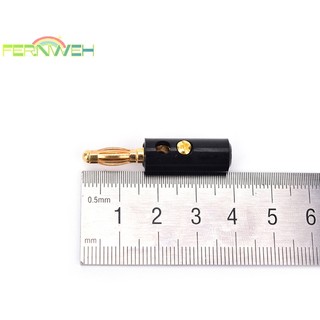 Set 10 Đầu Cắm Chuối Mạ Vàng 4mm Chuyên Dụng Cho Loa Âm Thanh