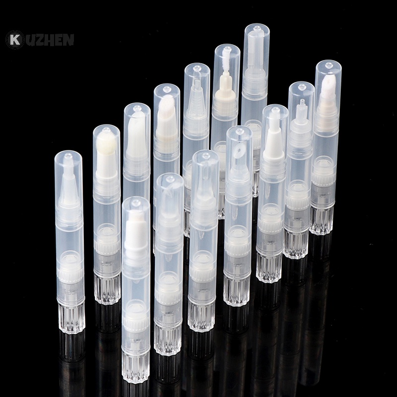 Kuzhen Lọ Rỗng Đựng Dung Dịch Kiêm Cọ Vẽ Trang Trí Móng Tay 1.5ml