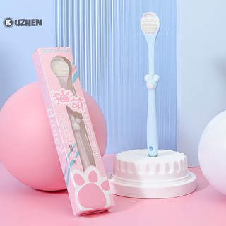 Kuzhen Bàn Chải Làm Sạch Lưỡi Mèo Làm Sạch Bề Mặt Lưỡi Làm Sạch Lỗ Thoáng Khí Tốt Cho Sức Khỏe