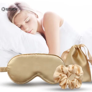 Kuzhen Mặt Nạ Che Mắt Ngủ Bằng Lụa Hỗ Trợ Thư Giãn Giấc Ngủ