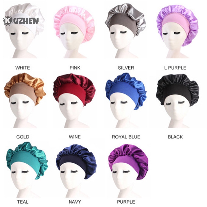Kuzhen Tóc ngủ màu trơn sa ca-pô