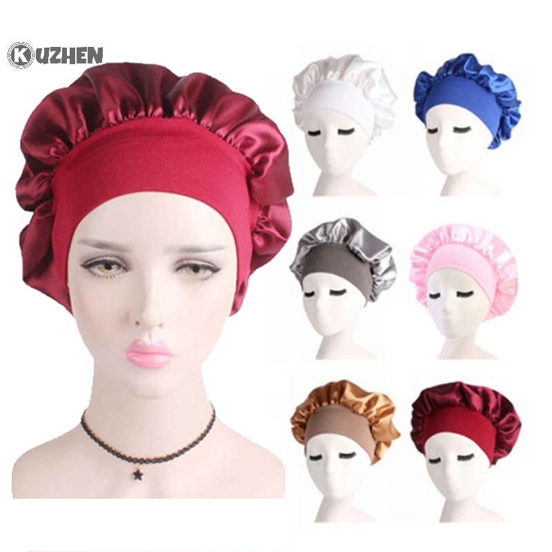 Kuzhen Tóc ngủ màu trơn sa ca-pô