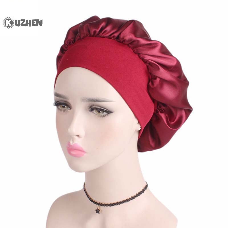 Kuzhen Tóc ngủ màu trơn sa ca-pô