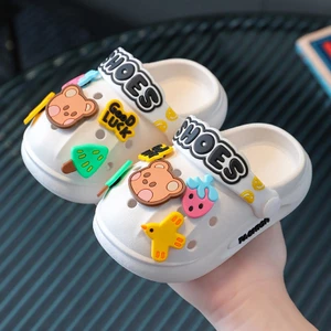 Giày Sandal Cho Bé Đế Mềm Chống Trượt In Hình Hoạt Hình Dễ Thương Thời Trang Mùa Hè Dành Cho Trẻ Em