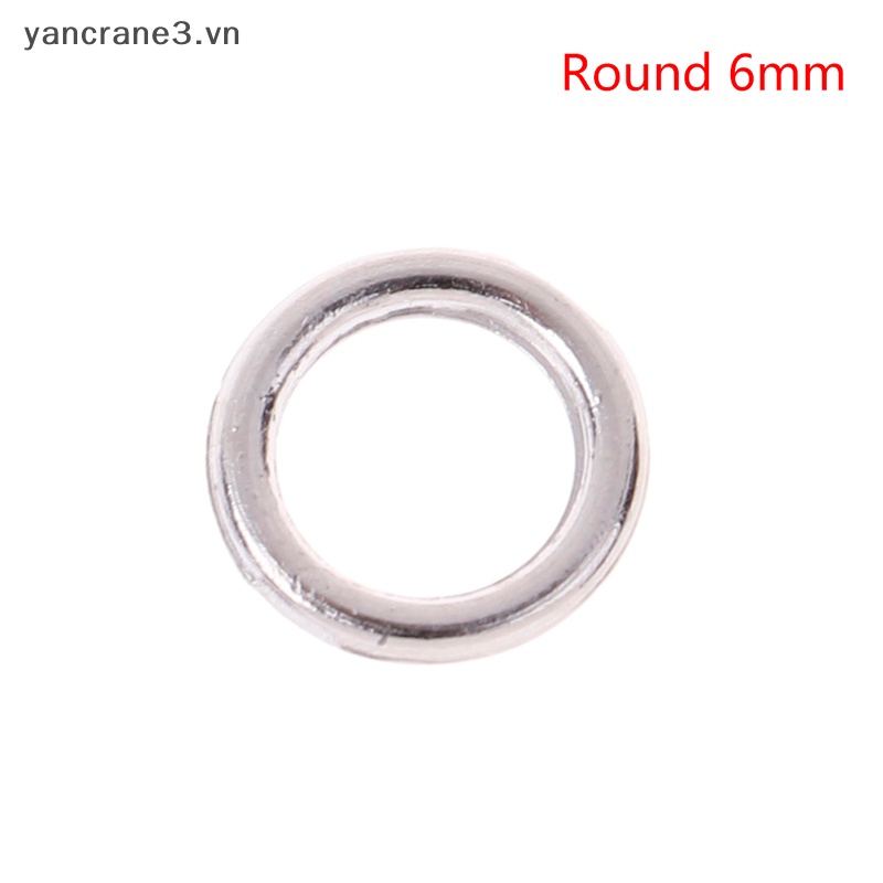 Set 100 Móc / Vòng Tròn Bằng Kim Loại Bạc Làm Đồ Lót / Dây Áo Ngực {yancrane3.vn}