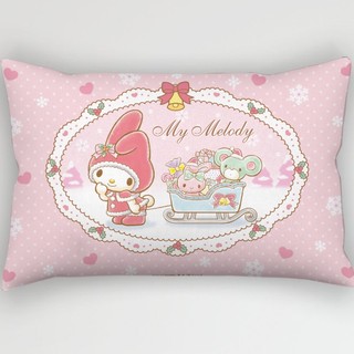 Vỏ Gối Polyester Hình Chữ Nhật Giai Điệu Sanrio Melody Vỏ Gối In Hình Một Mặt Sofa Phòng Ngủ Trang Trí Nhà (Không Có Lõi Gối)