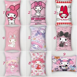 Vỏ Gối Polyester Hình Chữ Nhật Giai Điệu Sanrio Melody Vỏ Gối In Hình Một Mặt Sofa Phòng Ngủ Trang Trí Nhà (Không Có Lõi Gối)