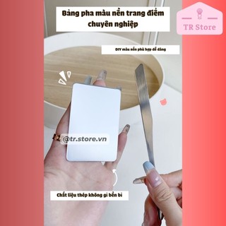 Vỉ và que kim loại pha kem nền trang điểm Gecomo cao cấp không gỉ