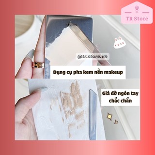 Vỉ và que kim loại pha kem nền trang điểm Gecomo cao cấp không gỉ
