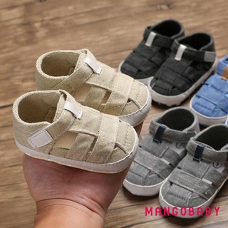 Mgg-baby Chắc Chắn Dép Rỗng Velcro Đóng Cửa Đế Mềm Chống Trượt Thông Gió Thời Trang Giày Đi Bộ