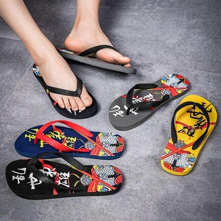 Dép Nam Mới Họa Tiết Màu Sắc Cá Tính Flip-flop Miễn Phí Vận Chuyển Dép Hàn Quốc Dép Đi Trong Nhà Dép Flip-flop Dép Thời Trang Mùa Hè Dép Trong Nhà Ngoài Trời
