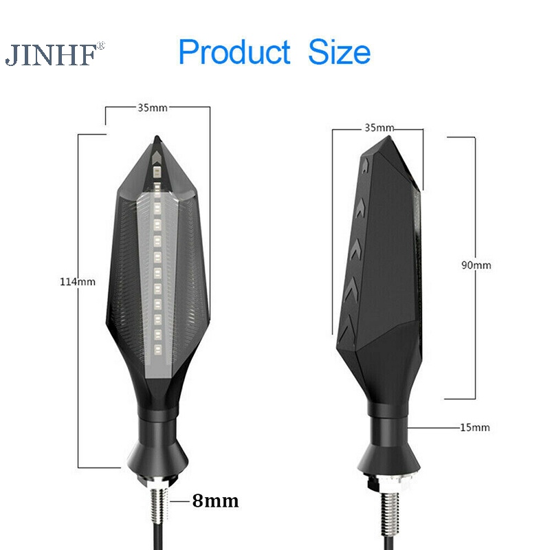 Đèn led Xi Nhan 8mm Chất Lượng Cao Cho Xe Mô Tô Túi Xách Thiết Kế Đơn Giản Thời Trang Cao Cấp