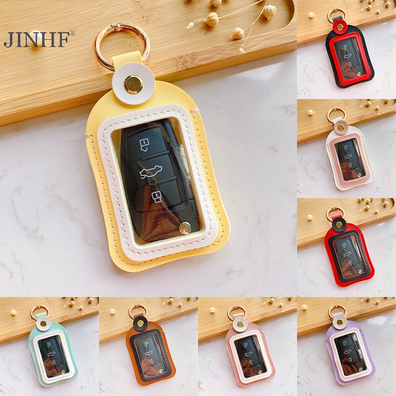 JINHF Universal 4.5 * 8cm Vỏ chìa khóa ô tô Vỏ bảo vệ từ xa Phụ kiện túi lưu trữ chìa khóa HOT