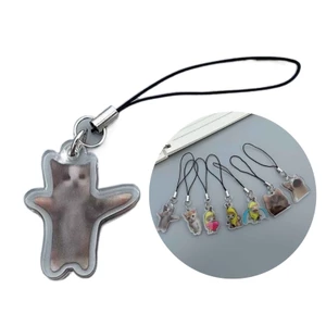 Dây Xích Điện Thoại GODD Trái Cây Ngộ nghĩnh Mèo Móc Khóa Keyfob Trang Trí Phụ Kiện Trang Sức
