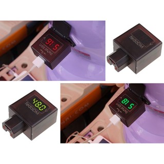 Com * DC30-100V Kỹ Thuật Số VoltTester Xe Đạp Điện EVVoltmeter Đồng Hồ Đo Điện Áp Có USB SạcSocket Để Sạc Điện Thoại Di Động