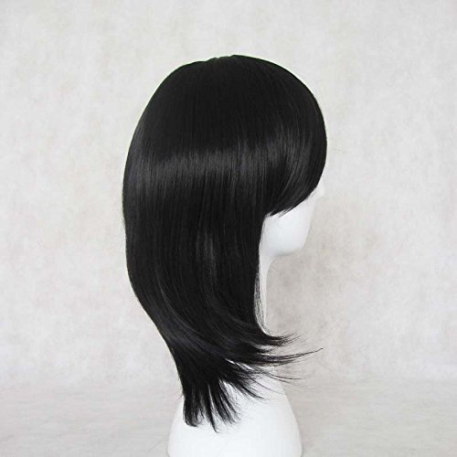 Siy7 Bleach Kuchiki Rukia Cosplay Tóc Giả Đen Ngắn Tóc Người Phụ Nữ Anime Cosplay Trang Phục Halloween Đảng