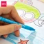 Bút Sáp Màu Nến Cho Bé - 12/24 Màu sáp tươi sáng an toàn - Phù hợp với học sinh tô màu vẽ tranh mỹ thuật