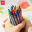 Bút Sáp Màu Nến Cho Bé - 12/24 Màu sáp tươi sáng an toàn - Phù hợp với học sinh tô màu vẽ tranh mỹ thuật