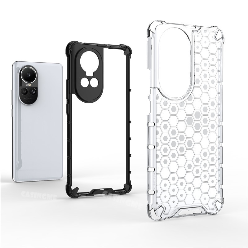 Ốp Điện Thoại acrylic Chống Sốc Trong Suốt Tản Nhiệt Cho oppo reno10 5g 2023 reno 10 10pro reno10 pro + plus 4g 5g 2023