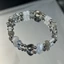 Yoo Hip Hop Crystal Star Pentagram Trái Tim Đính Hạt Vòng Tay Thẩm Mỹ Quyến Rũ Ngọt Ngào Mát