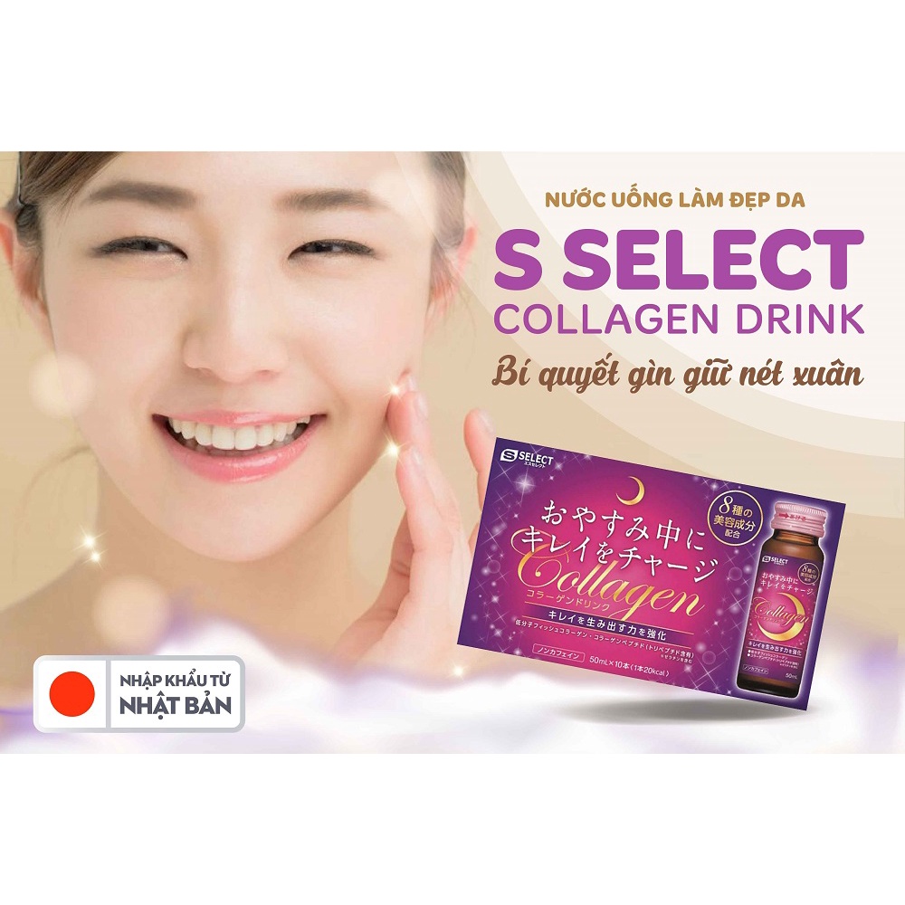 Nước uống The Collagen S Select hộp 10 chai x 50ml | Shopee Việt Nam