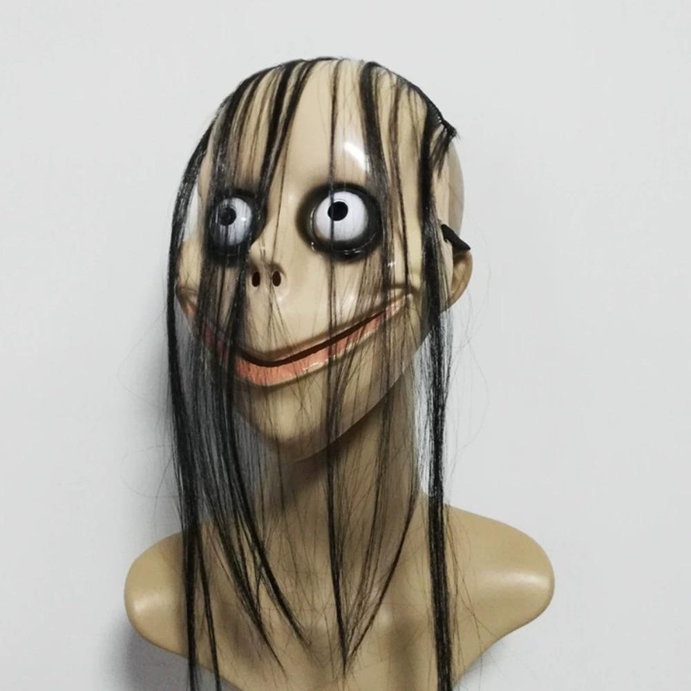 CATMALLER88 MO MO, Mắt To Ma Ngộ nghĩnh, Trang Phục Dự Tiệc Đạo Cụ Tóc Dài Halloween Nữ Ma Halloween Cosplay