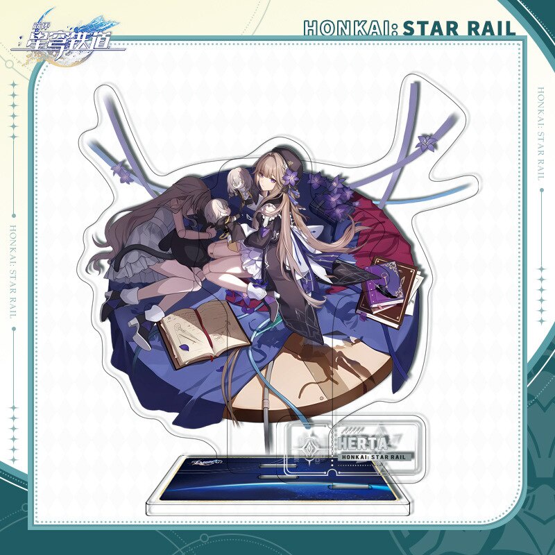 Mô hình Standee Game Honkai Star Rail Figures Lunae Blade Silver Wolf ...
